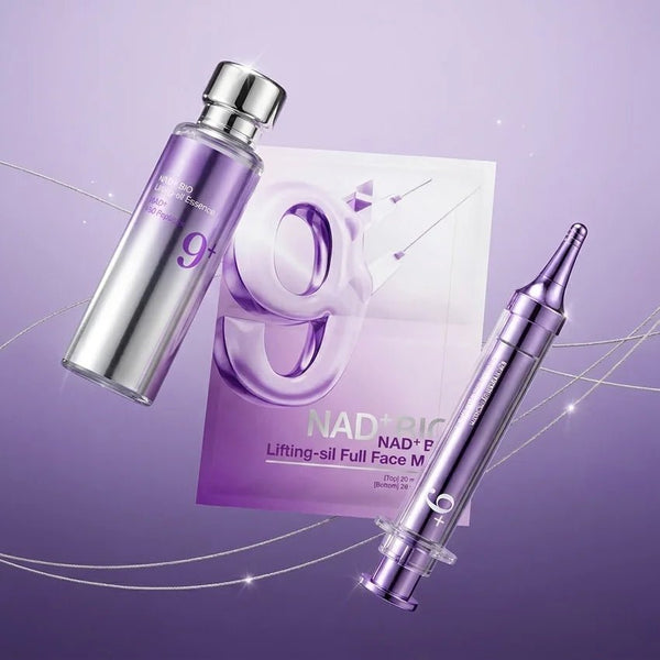 סדרת NAD9 Cellutox™ המלאה: סרום + אמפולת עיניים + מסכת ליפטינג (4 יחידות) - IntSuper Israel